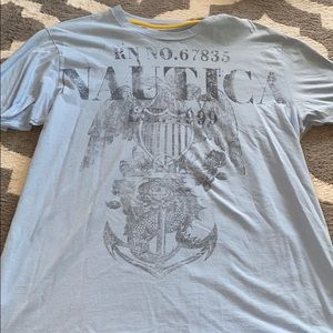 Mens Nautica Blue Tshirt